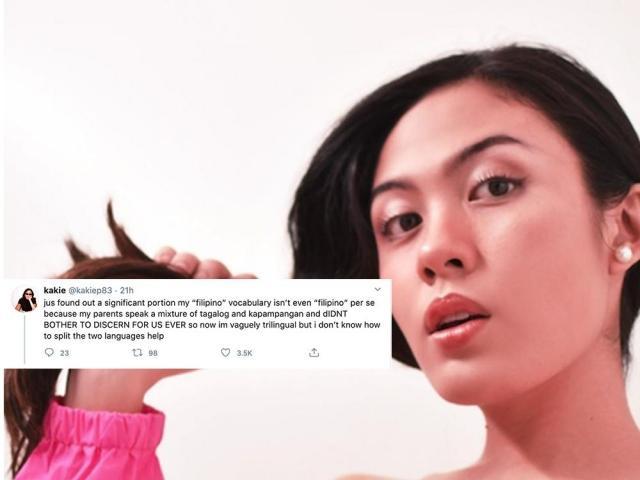 Frankie Pangilinan discusses her mixed dialects on Twitter