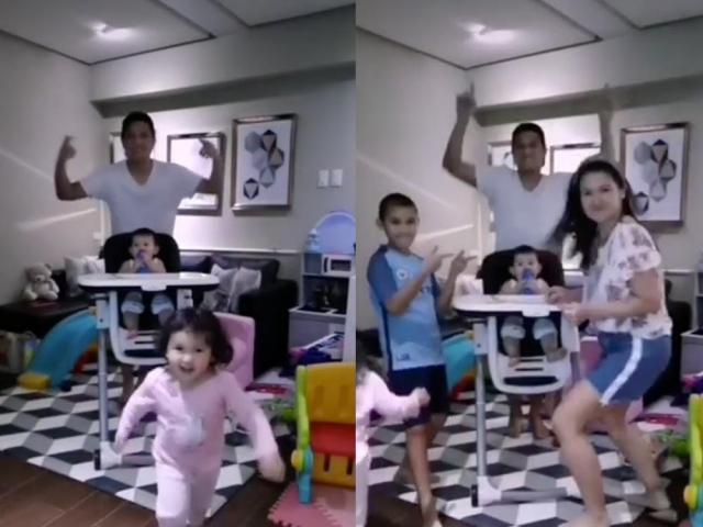 Camille Prats with family on Tiktok