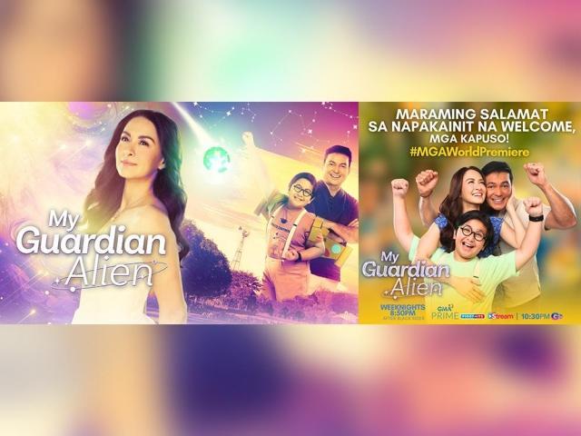 My Guardian Alien Title card and My Guardian Alien poster