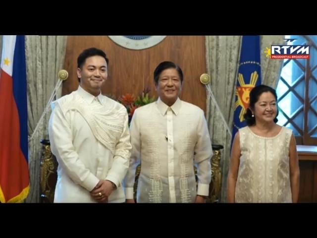sofronio vasquez with bongbong marcos and liza marcos