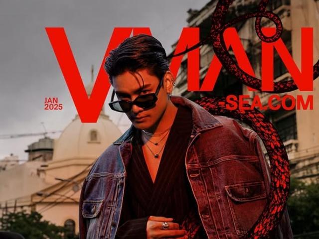 Michael Sager on the cover of Vman Southeast Asia