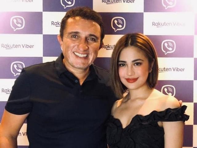 Julie Anne San Jose meets Viber CEO Djamel Agaoua