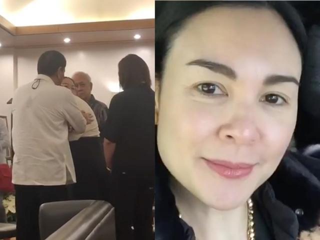 Gretchen Barretto attends wake of her dad Miguel Barretto