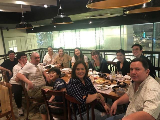 Maine Mendoza and Arjo Atayde family dinner