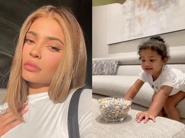 Kylie Jenner with daughter