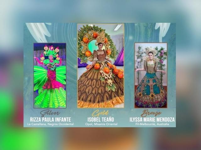 Miss Philippines Earth 2020 cultural attire competition winners