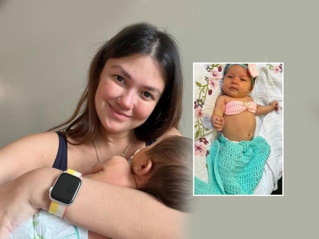 Amila Sabine as the Little Mermaid