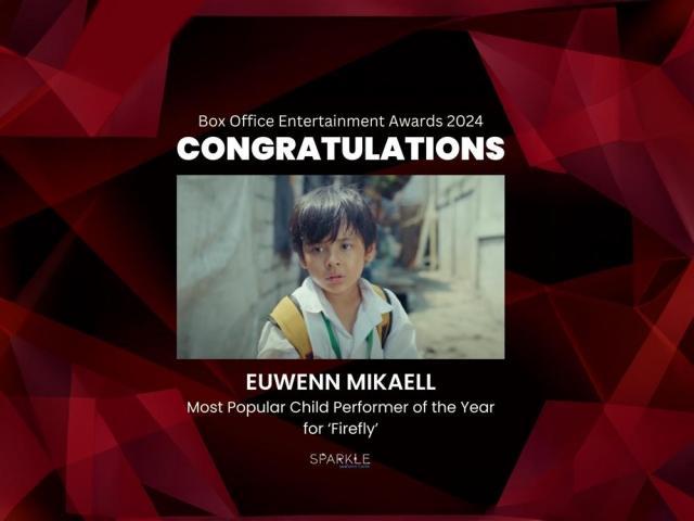 Euwenn Mikaell won at the Box Office Entertainment Awards