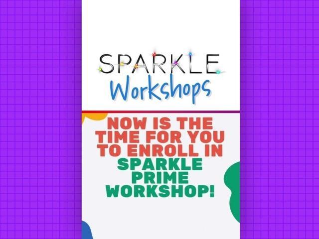 Sparkle Prime Workshop summer 2025