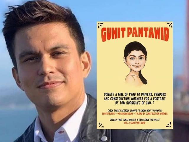 Tom Rodriguez launches Guhit Pantawid Portraits for a Cause