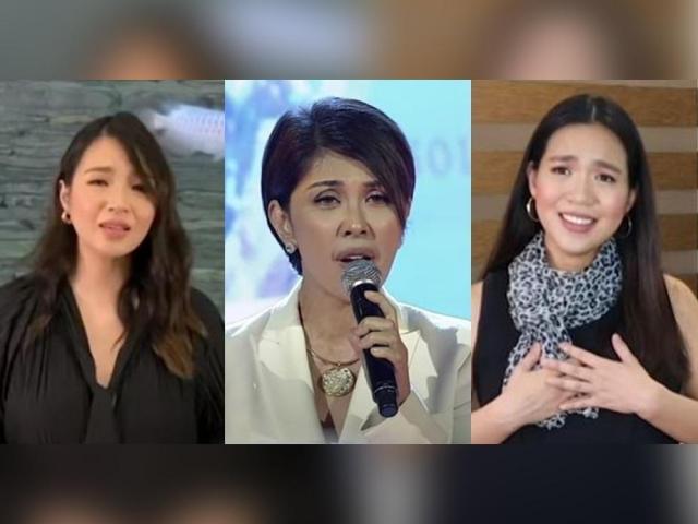 Aicelle Santos Maricris Garcia and Pops Fernandez