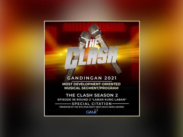 The Clash receives special citation from Gandingan Awards