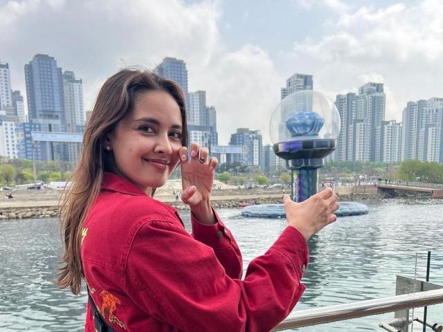 Megan Young in South Korea