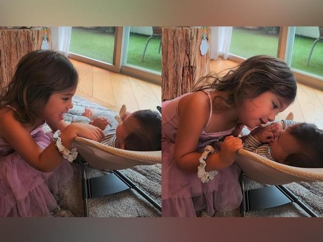 Thylane Katana Bolzico and Maelys Lionel Bolzico