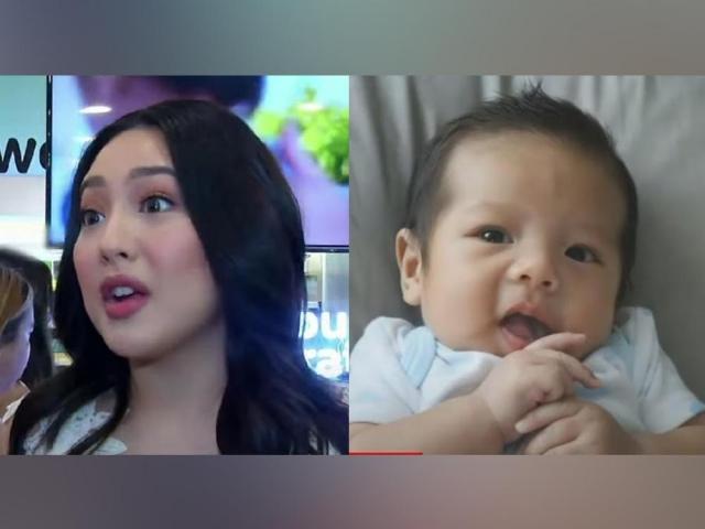 Rita Daniela and Baby Uno 