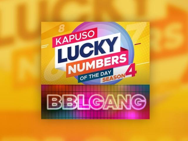 Bubble Gang and Kapuso Lucky Numbers of the Day Promo