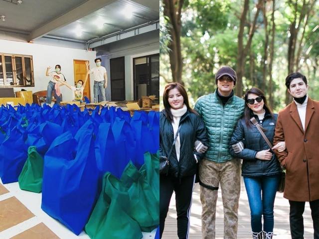 Legaspi family donations for people affected by quarantine