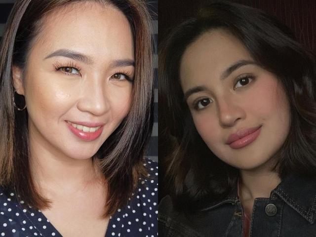 Julie Anne and Maricris donate