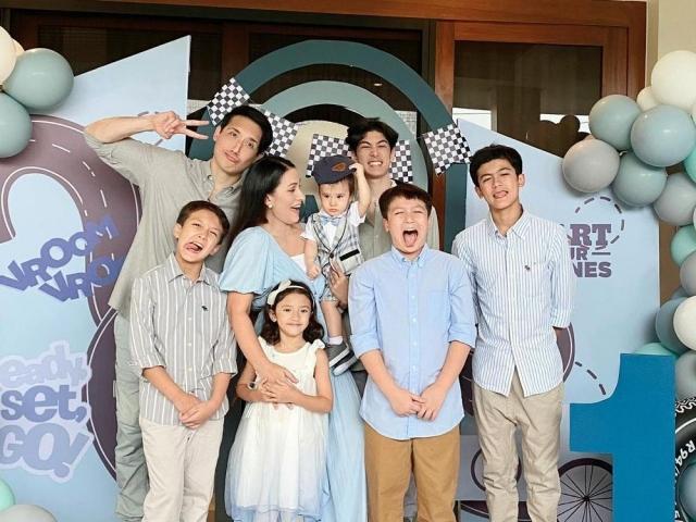 Gian Sotto and his family 