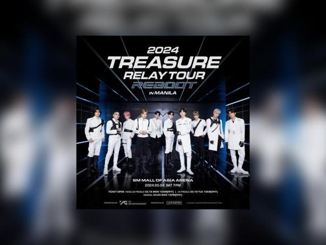 Treasure sets to return for 'Relay Tour [Reboot]' in Manila