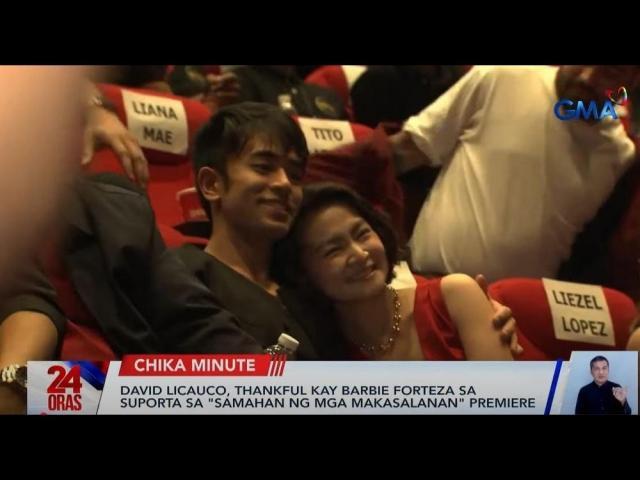 David Licauco and Barbie Forteza