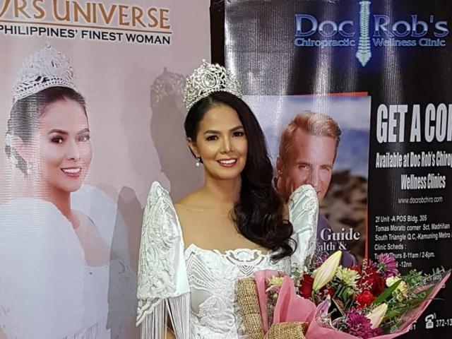 Patricia Javier will not compete in Mrs Universe 2019