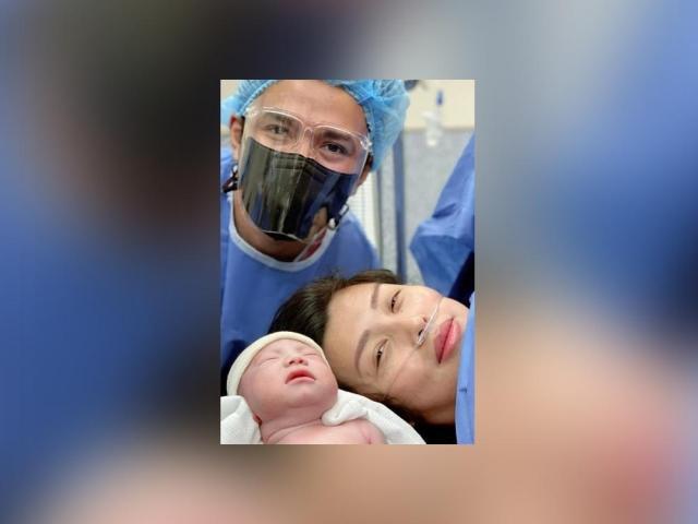 Sunshine Garcia with baby Alexander