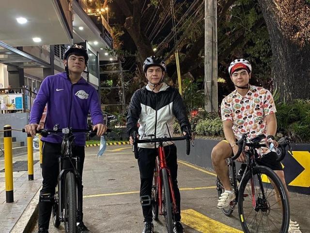 Paul Salas with dad and brother