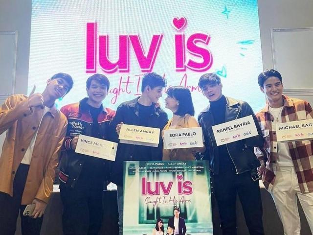 Luv Is Caught In His Arms Cast