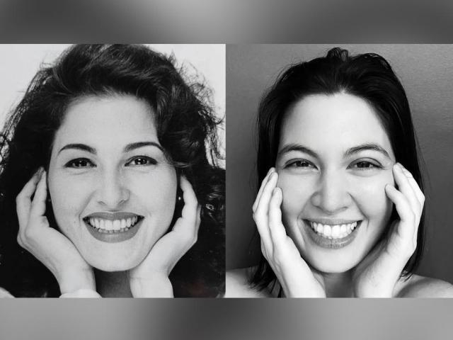 Jackie Lou Blanco and daughter Arabella