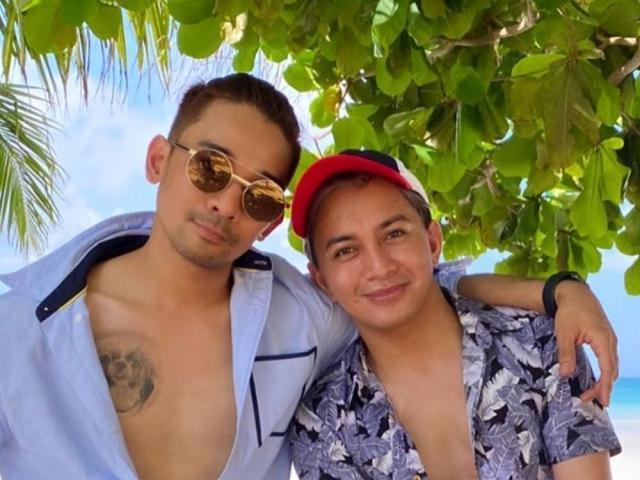 Boobay and beau Kent Juan Resquir bond in Boracay