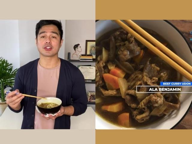 benjamin alves cooks beef curry udon