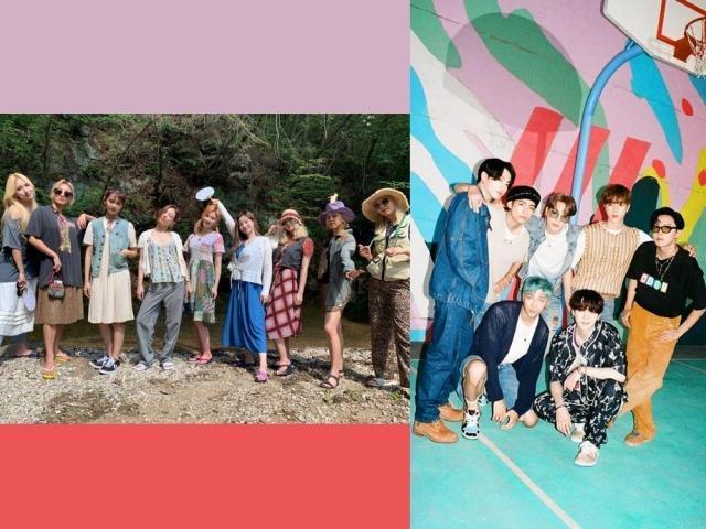 TWICE and BTS