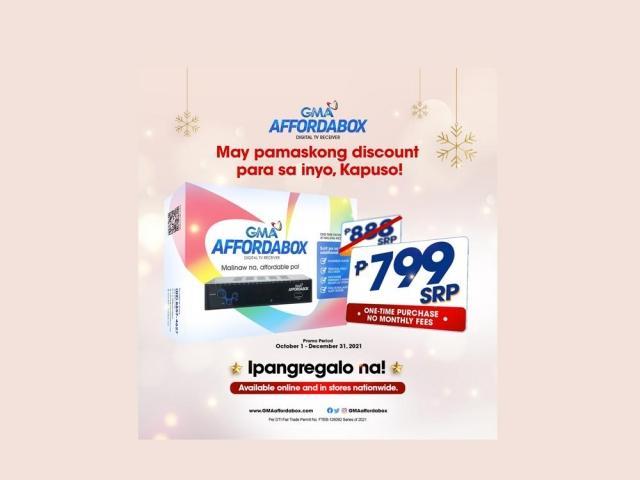 GMA Affordabox Christmas promo