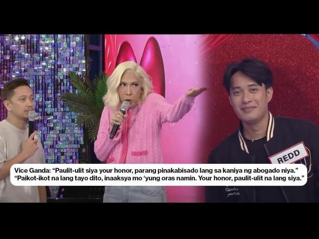 Vice Ganda and Redd in Its Showtime