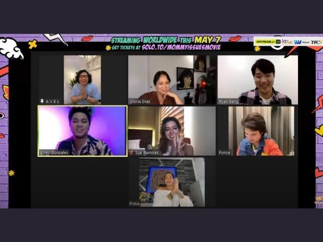 Sue Ramirez with mommy Chit Dodd