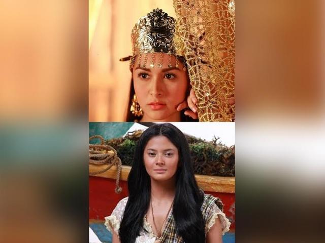 Bianca Umali in 'Sahaya' and Marian Rivera in 'Amaya'