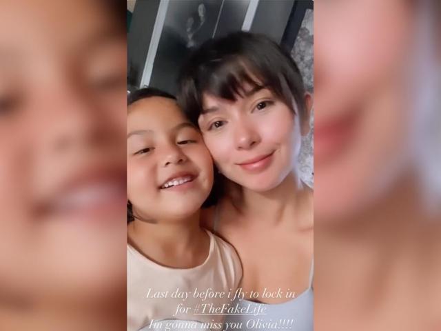Beauty Gonzalez and daughter Olivia