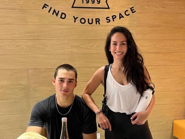 Ina Raymundo and Jakob Poturnak