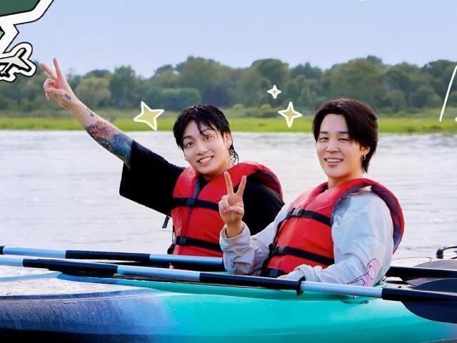 Jungkook and Jimin of BTS