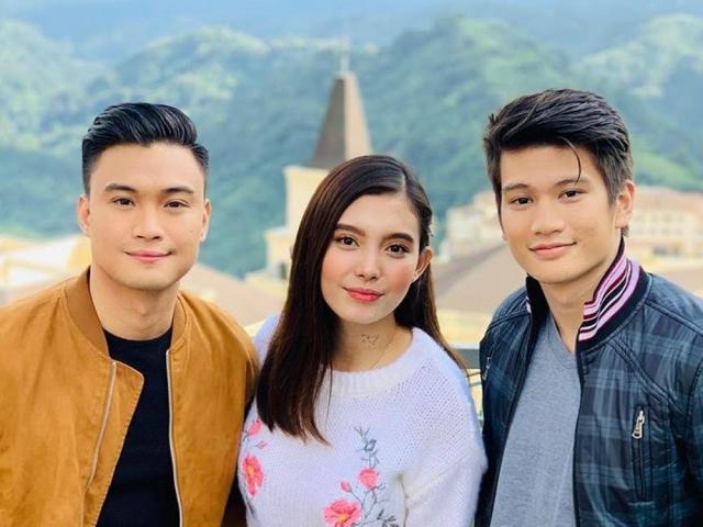 Gil Cuerva with Edgar Allan Guzman and Analyn Barro in Tagaytay for Taste Buddies