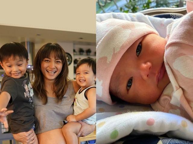 Iya Villania with sons Primo and Leon