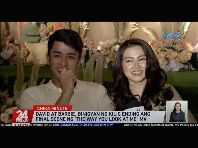 David Licauco and Barbie Forteza 