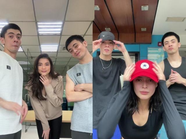 Vito and Kiel Gueco with Bianca Umali and Rhian Ramos