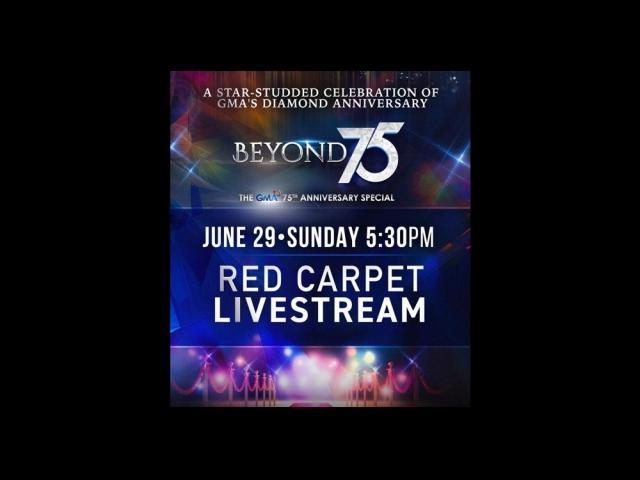 MA 75th Anniversary special red carpet livestreaming