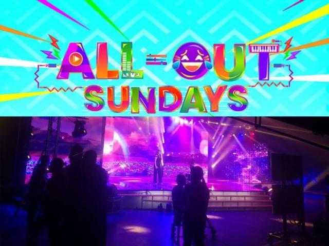all out sunday title card