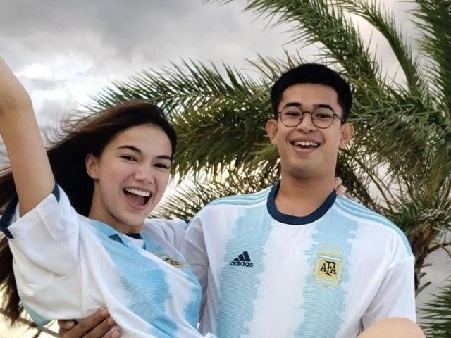 Roxanne Baeyens and Darius Estrella