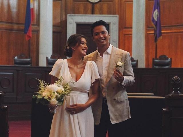 Rachel Peters and Migz Villafuerte