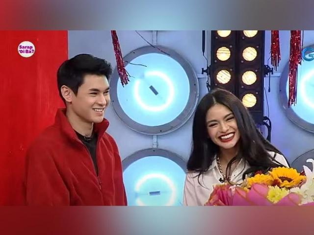 Faith Da Silva and Dustin Yu in Sarap Di Ba?