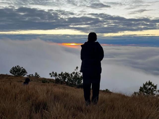 Zephanie in Mt Pulag